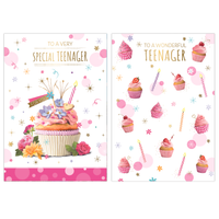 Poppyhill 12 Pack Cards C50 Birthday Teenager