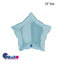 Grabo Foil Balloon Pastel Blue Star 18"