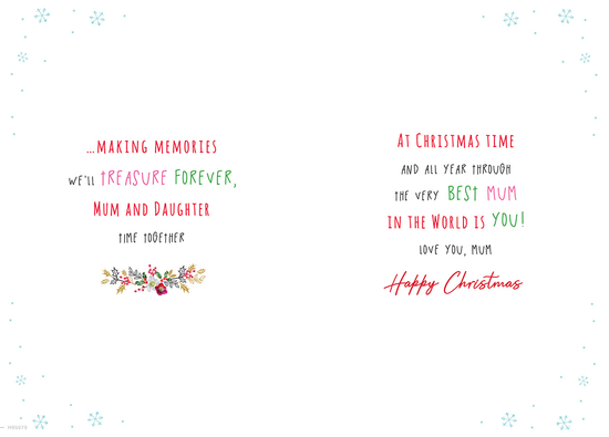 Regal 6 Pack C75 Cards Christmas Mum From Daughter