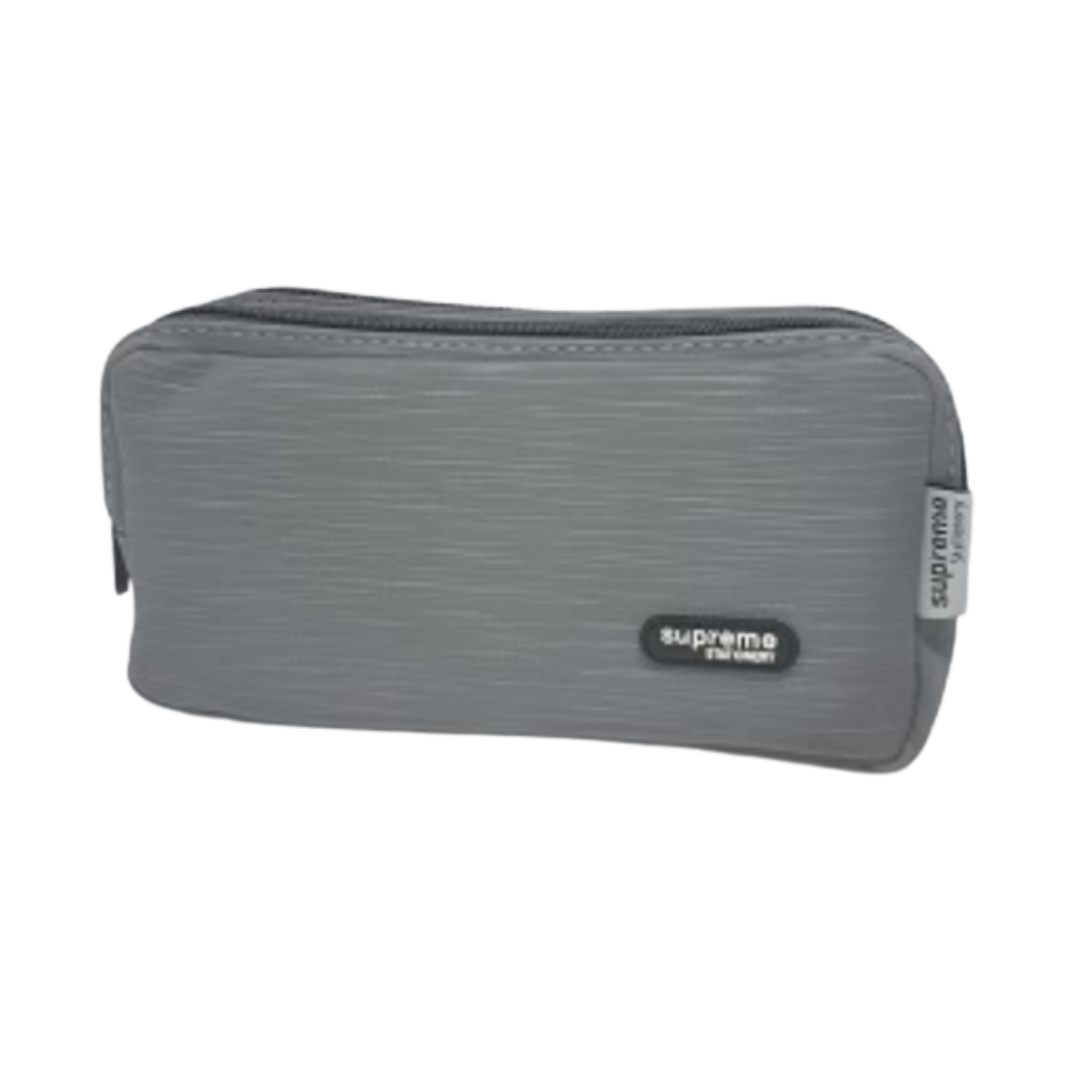 Reach Stationery Pencil Case Double Grey