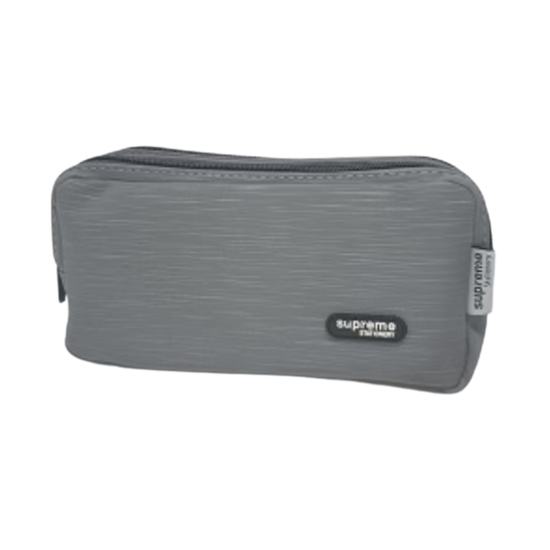 Reach Stationery Pencil Case Double Grey