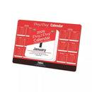 Calendar Desktop Tear-Off Red & Black 2027
