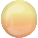 Anagram Ombre Yellow & Orange 16" Orbz Balloon