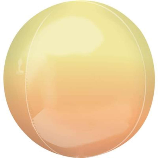 Anagram Ombre Yellow & Orange 16" Orbz Balloon