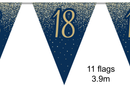 Oaktree Bunting Age 18 Gold & Navy 3.9m