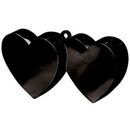 Amscan Balloon Weight Double Heart Black 170g