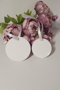 Nancy Loves 10 Pack Tags White (1 Hole) 80mm
