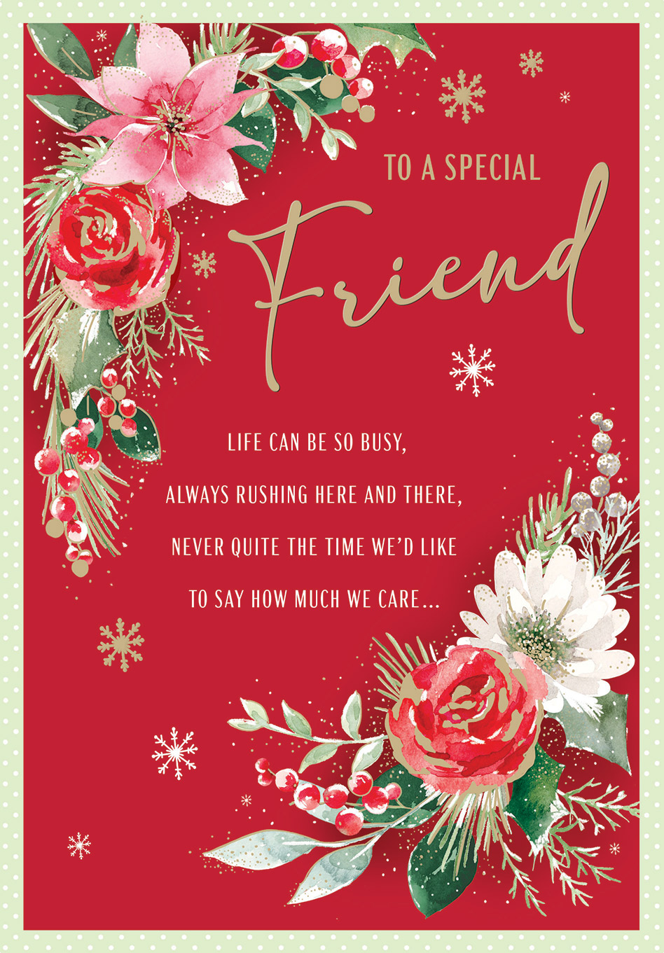 Regal 6 Pack C75 Cards Christmas Friend