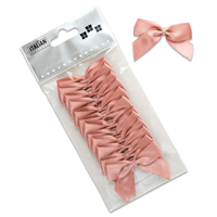 Italian Options 12 Pack Ribbon Bows Rose Gold 5cm