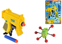 Kandy Toys bug shooter gun set for kids, featuring colorful toy guns and accessories for outdoor play and bug hunting fun.