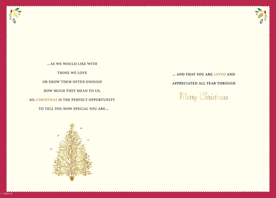 Regal 6 Pack C75 Cards Christmas Mum & Dad