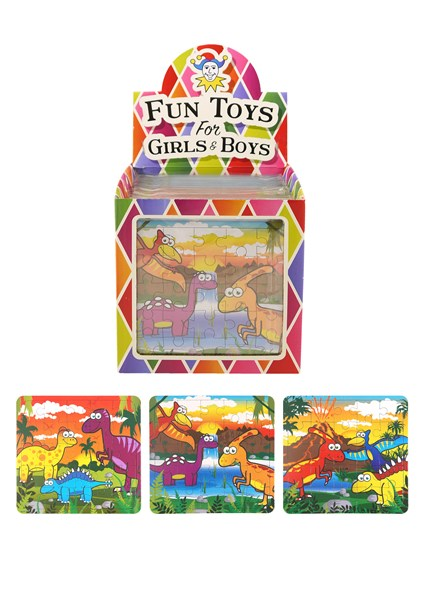 Henbrandt 108 Pack Party Favours Jigsaw Dinosaur
