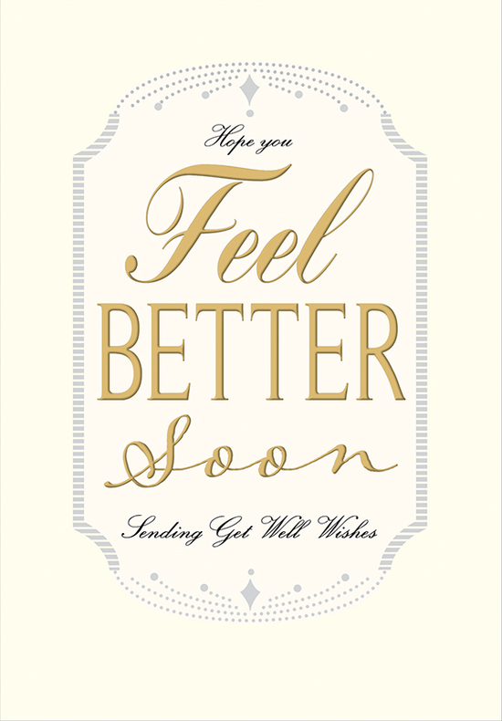 Regal 6 Pack Cards 9x6 Get Well