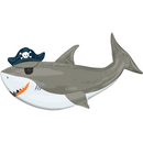 Anagram Pirate Shark 41" Foil SuperShape Balloon