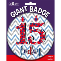 Big Badge Age 15 Male