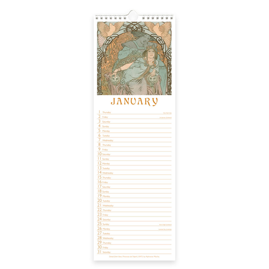 Robert Frederick Calendar Slim Art Nouveau