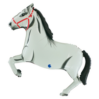 White Horse 34" Large Shape Foil Balloon