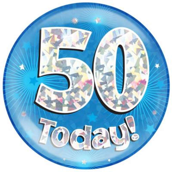 Oaktree Badge 50 Today Blue Jumbo 6