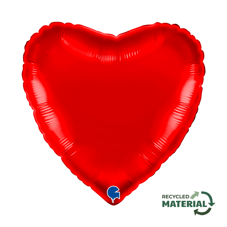 Grabo Foil Balloon Red Heart 18