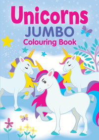 Jumbo Colouring Book Unicorns