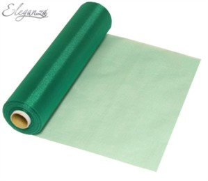 Eleganza Organza Roll Green 25m