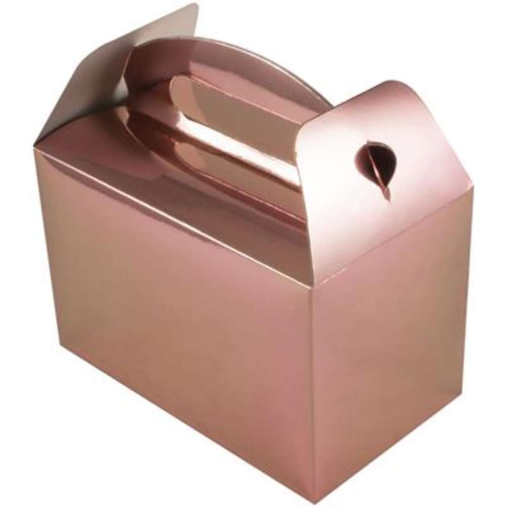 Oaktree Party Boxes Rose Gold 100x154x92mm 6pk