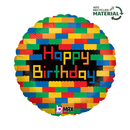 Grabo Foil Balloon Birthday Blocks 18"