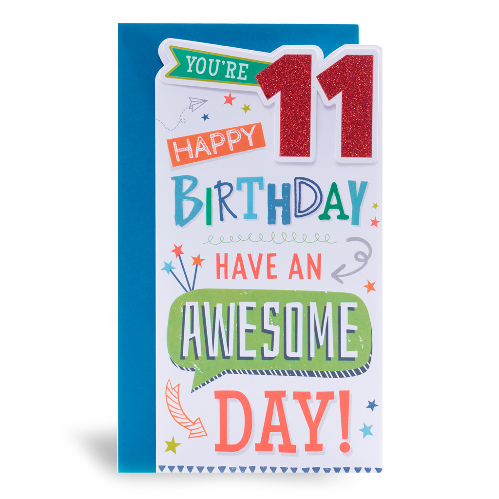 Prelude Platinum C55 Birthday Age 11 6pk