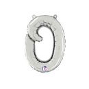 Grabo Foil Balloon Silver 14" Letter O