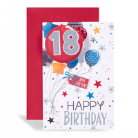 Excellence 6 Pack Cards C75 Birthday Age 18