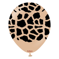 Kalisan Safari Giraffe Desert Sand 11" Latex 25pk