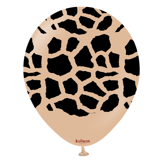 Kalisan Safari Giraffe Desert Sand 11" Latex 25pk
