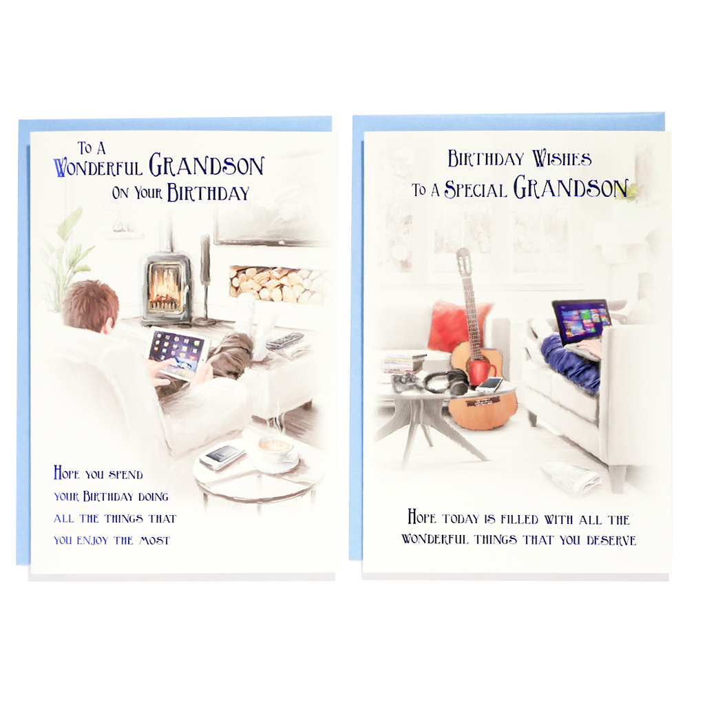 Poppyhill C50 Birthday Grandson 12pk