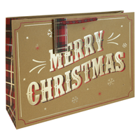 Merry Xmas Kraft Extra Large 12pk