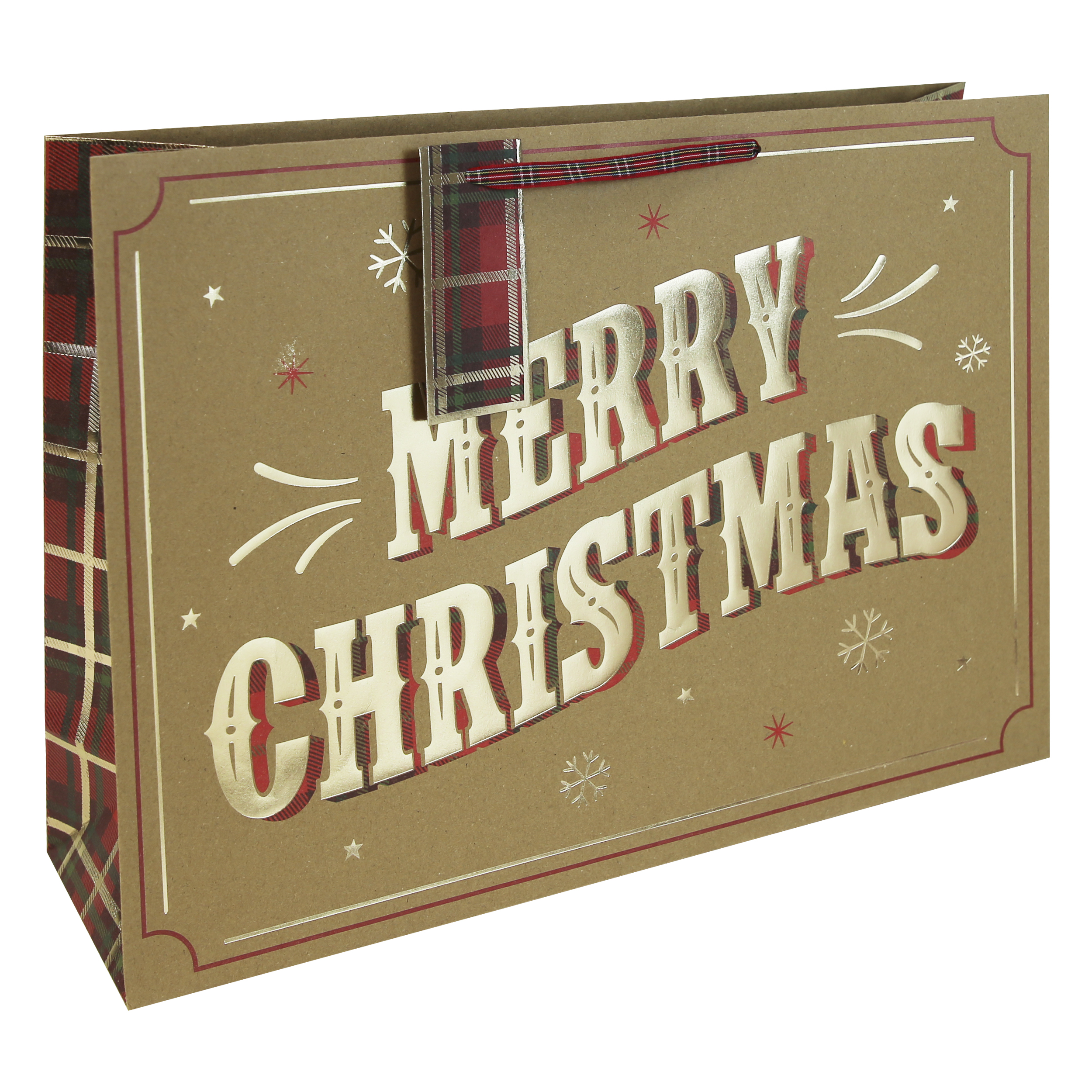 Merry Xmas Kraft Extra Large 12pk