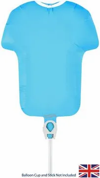 Oaktree Shirt Light Blue 11" Air Fill Foil Balloon