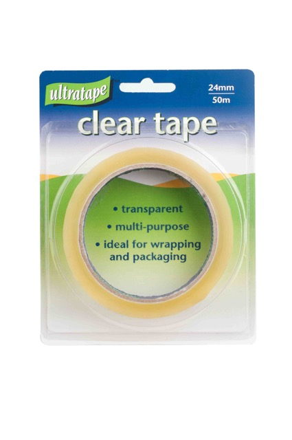 Ultratape Tape Clear 24mm x 50m