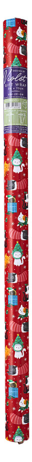Partisan 48 Pack Rollwrap Christmas Kittens 3M
