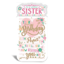 Prelude Platinum C55 Birthday Sister 6pk