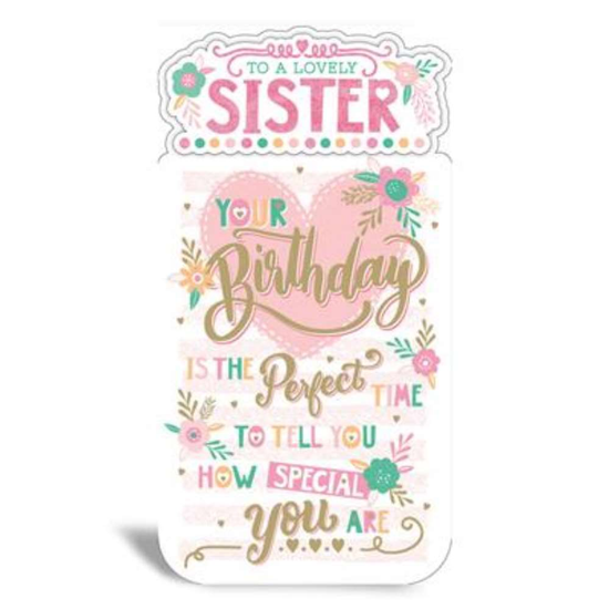 Prelude Platinum C55 Birthday Sister 6pk