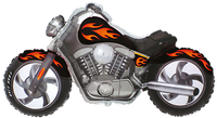 Flexmetal Foil Balloon Motorbike 22