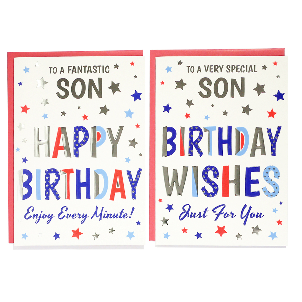 Poppyhill C50 Birthday Son 12pk