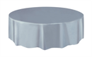 Unique Tablecover Silver Round 84