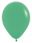 Sempertex 12-pack green latex balloons for decorating, 12 inches, suitable for parties and celebrations.