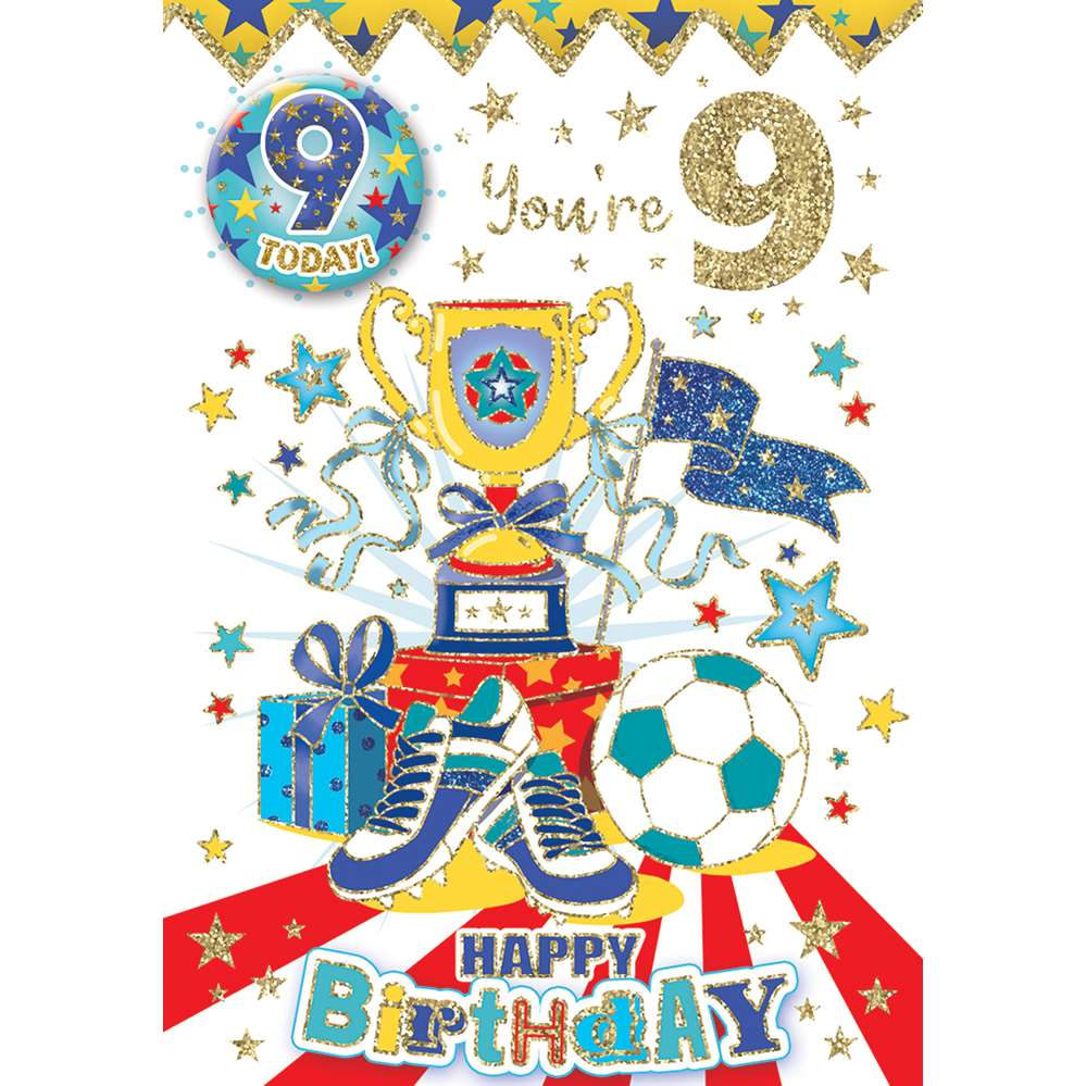 Xpress Yourself C50 Birthday Age 9 6pk