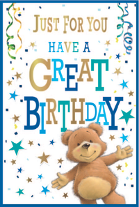 Simon Elvin 6 Pack Cards C75 Birthday