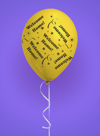 8pk Latex Balloons Welcome Home
