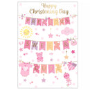 Prelude 6 Pack Christening Cards C50, open design, featuring elegant religious imagery, perfect for special baptism occasions.