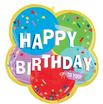 Anagram Foil Balloon Sunny Balloons Birthday 25