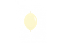 Sempertex Matte Yellow 6" Link-O-Loon 50pk